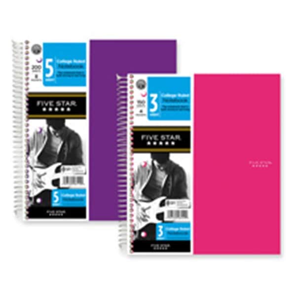 Mead Mead MEA06050 Trend Notebooks Perforated 3Subject 150Sht